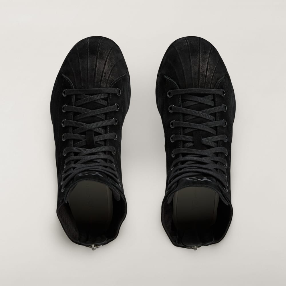 Высокие кроссовки Adidas Y-3 NIZZASTAR HI, цвет Black/Black/Black — фото 2