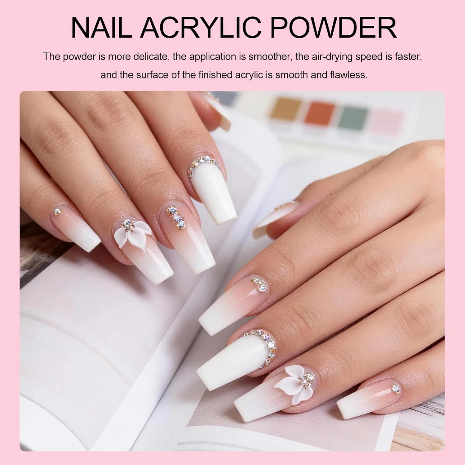 Набор для акрилового наращивания ногтей с лампой от COSCELIA Coscelia, Acrylic Nail Kit And Gel Polish Set — фото 2