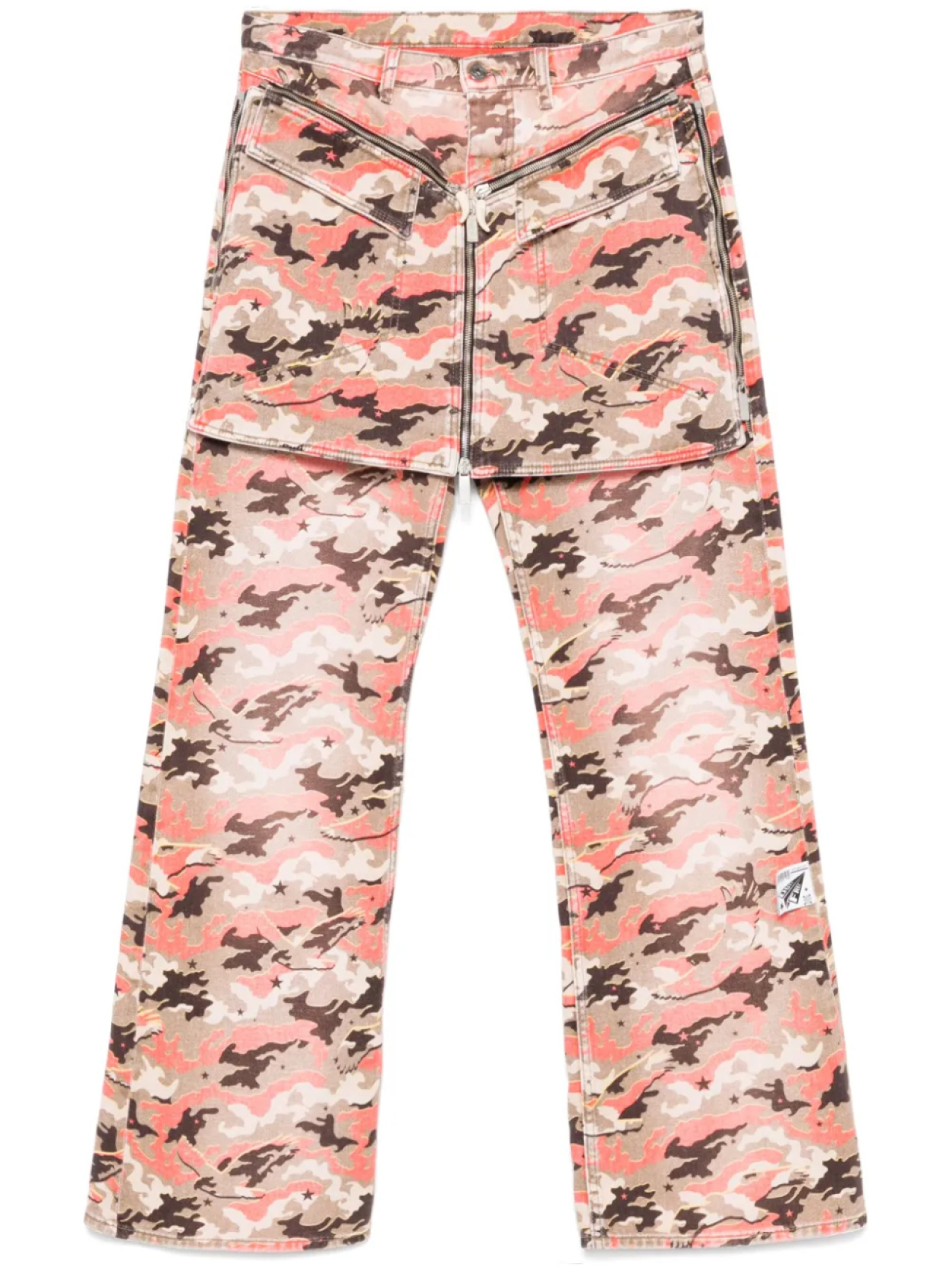 

Камуфляжные джинсы Off-White, оранжевый