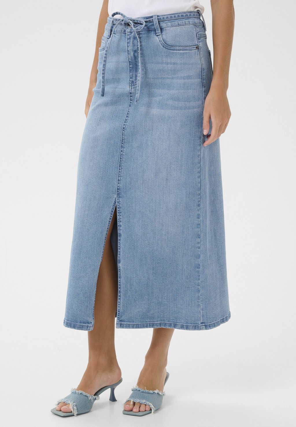 

Джинсовая юбка KASARAH - A-line skirt Kaffe, цвет Light Blue Denim