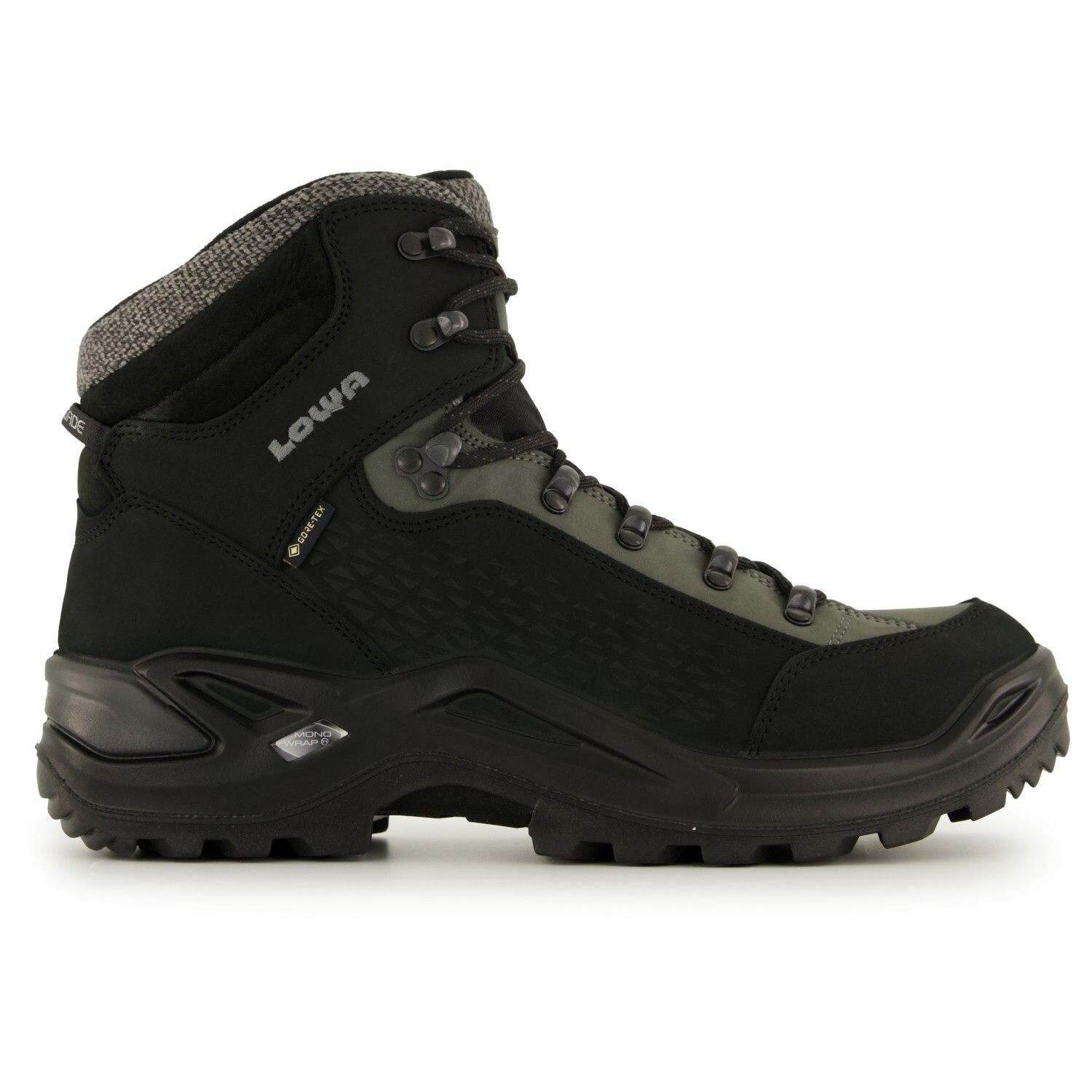 

Зимние ботинки Lowa Renegade Warm GTX Mid, цвет Schwarz/Grau