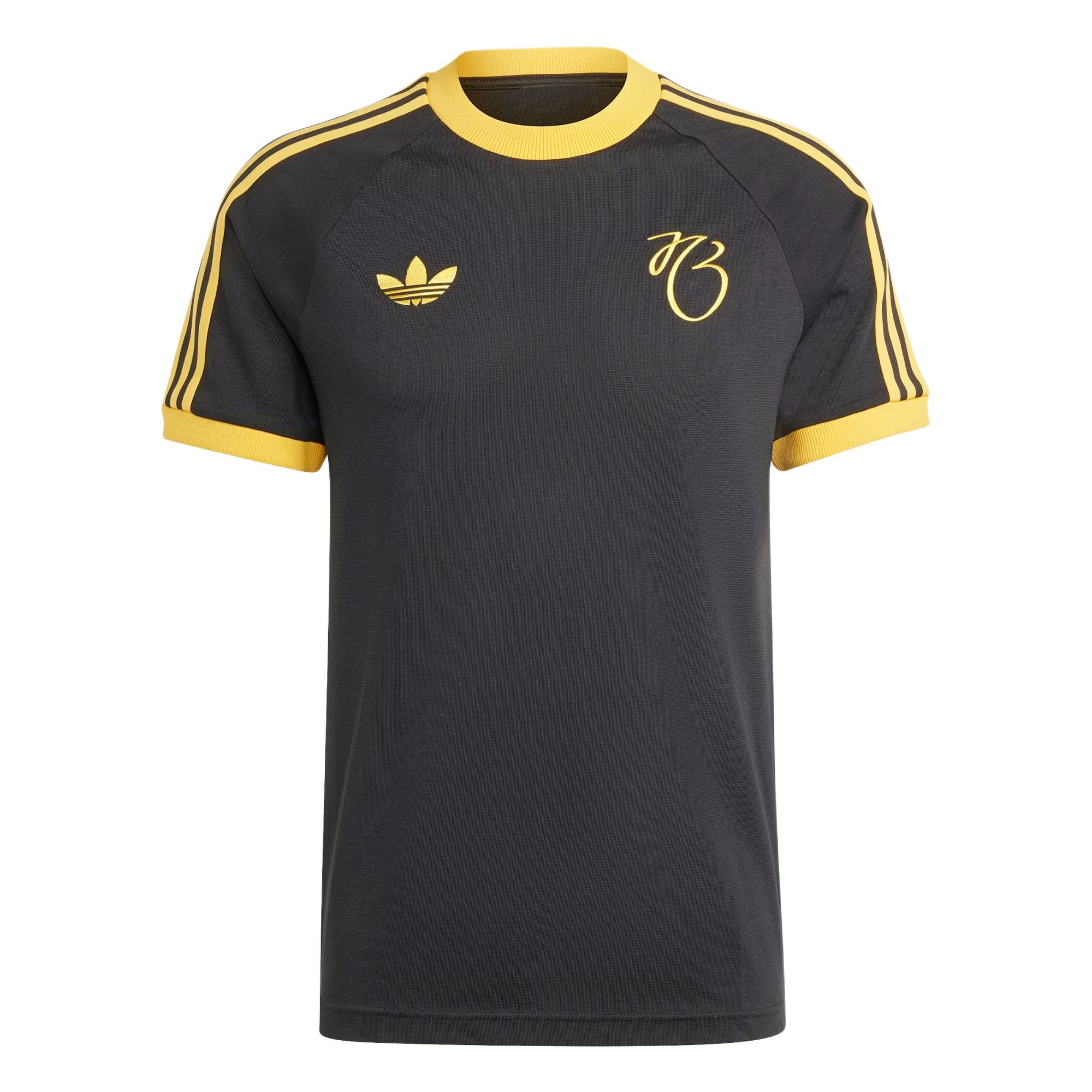 

Футболка Adidas Originals Jude Bellingham с тремя полосками, черная