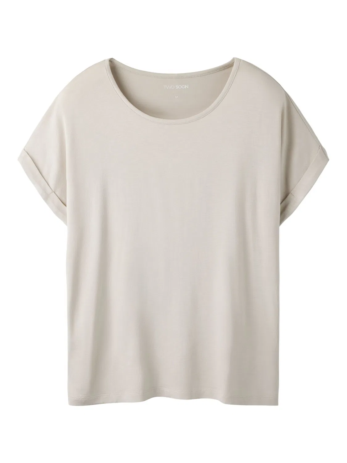 Футболка Two Soon, Light Grey/Dusky Pink — фото 3