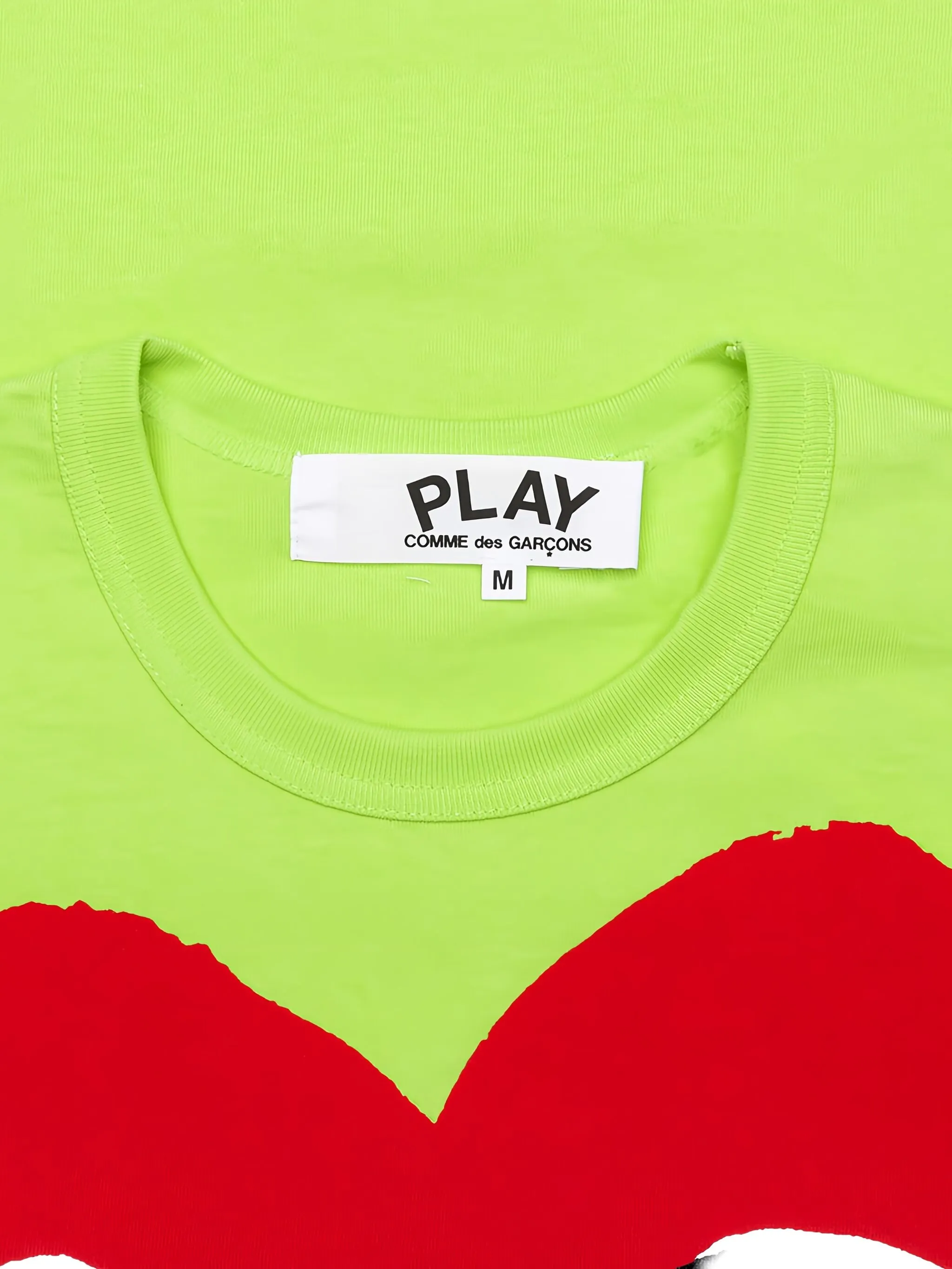 Базовая футболка Comme Des Garçons Play, зеленый — фото 4