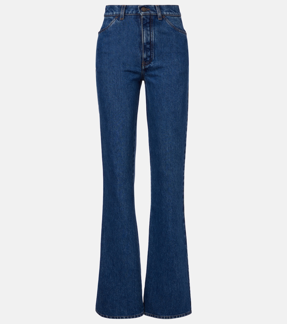 

Расклешенные джинсы Merak с высокой талией Loro Piana, Light Blue Wash