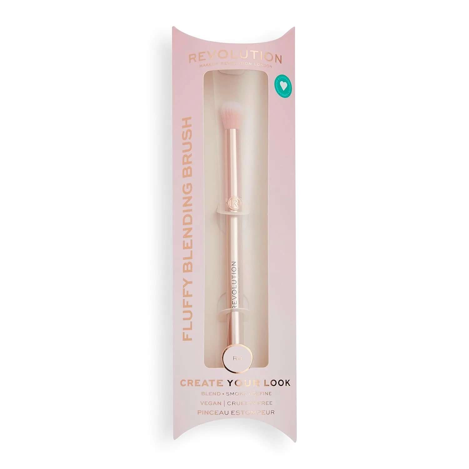 Пушистая кисть для растушевки «Create Fluffy Blending Brush R4» от Revolution Revolution Beauty London — фото 2