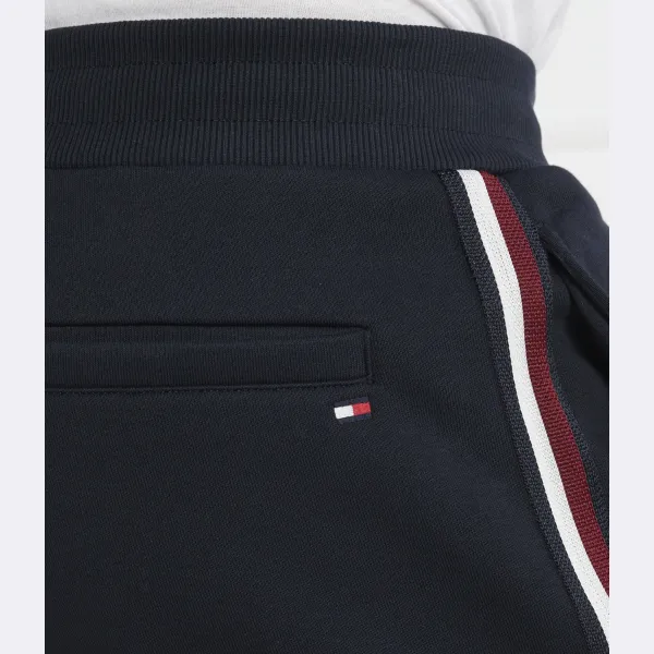 Спортивные брюки стандартного кроя в полоску с широкими полосками Tommy Hilfiger, синий — фото 4
