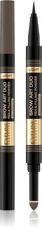 

Двухсторонний карандаш для бровей Eveline Cosmetics Brow Art Duo, Light 8 g