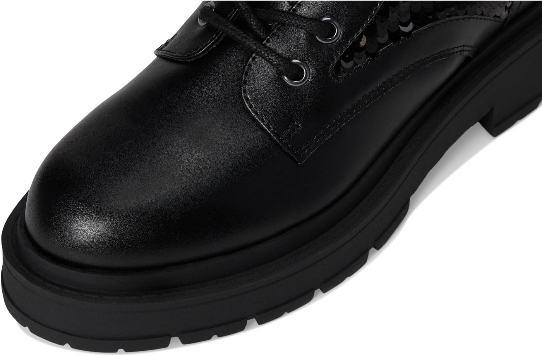 Ботинки Nine West Hediy, Black Smooth/Black Sequin — фото 2