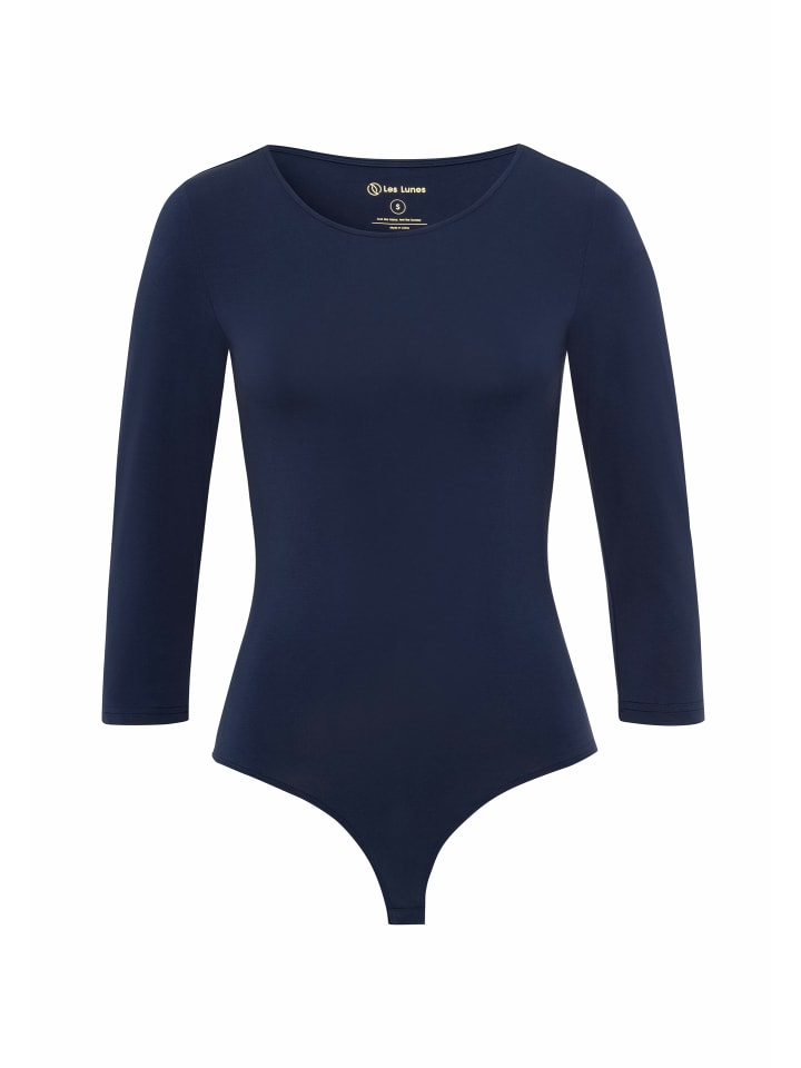 

Les Lunes Боди с рукавами 3/4 ALENA, платье синего цвета