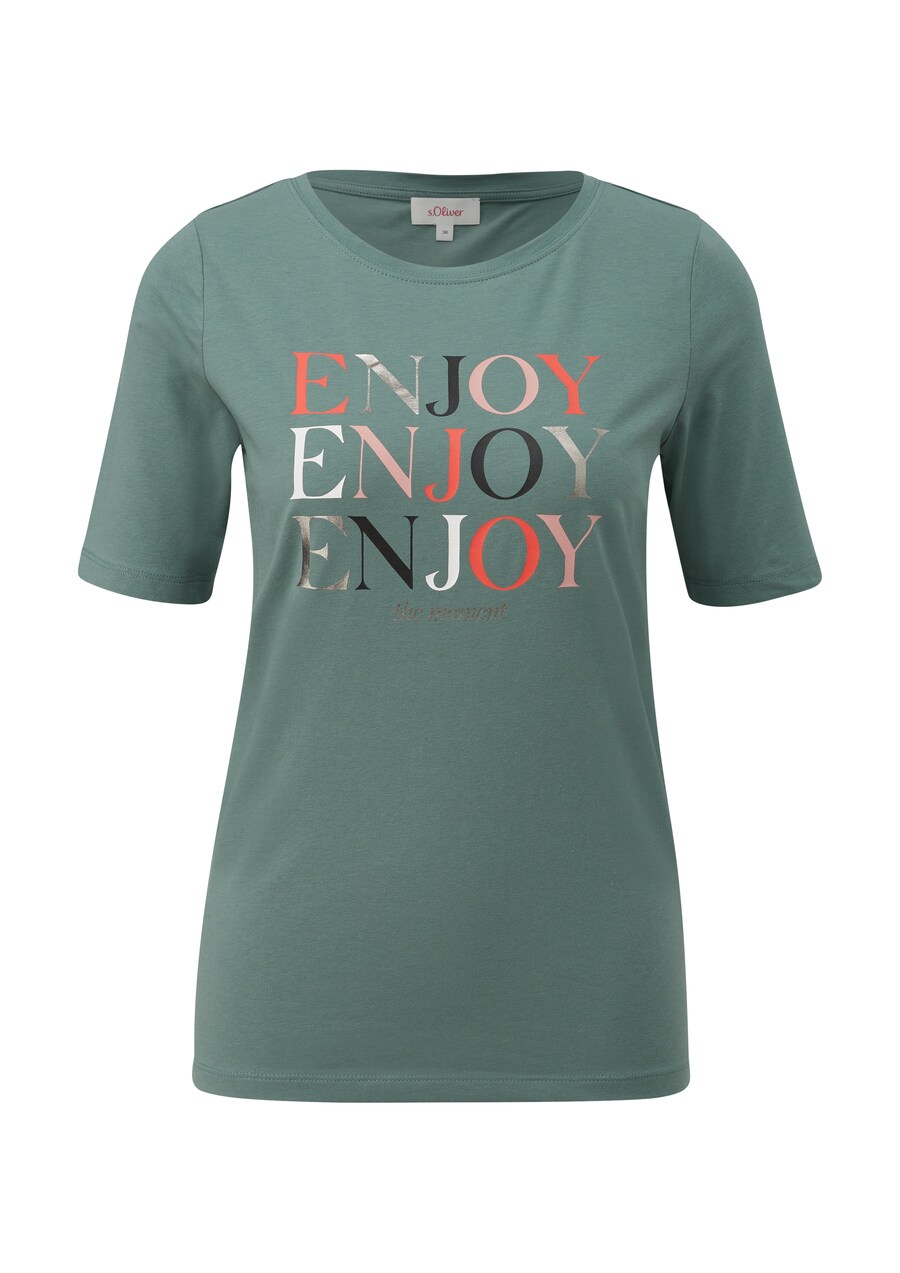 

Футболка s.Oliver Shirt, цвет cyan blue
