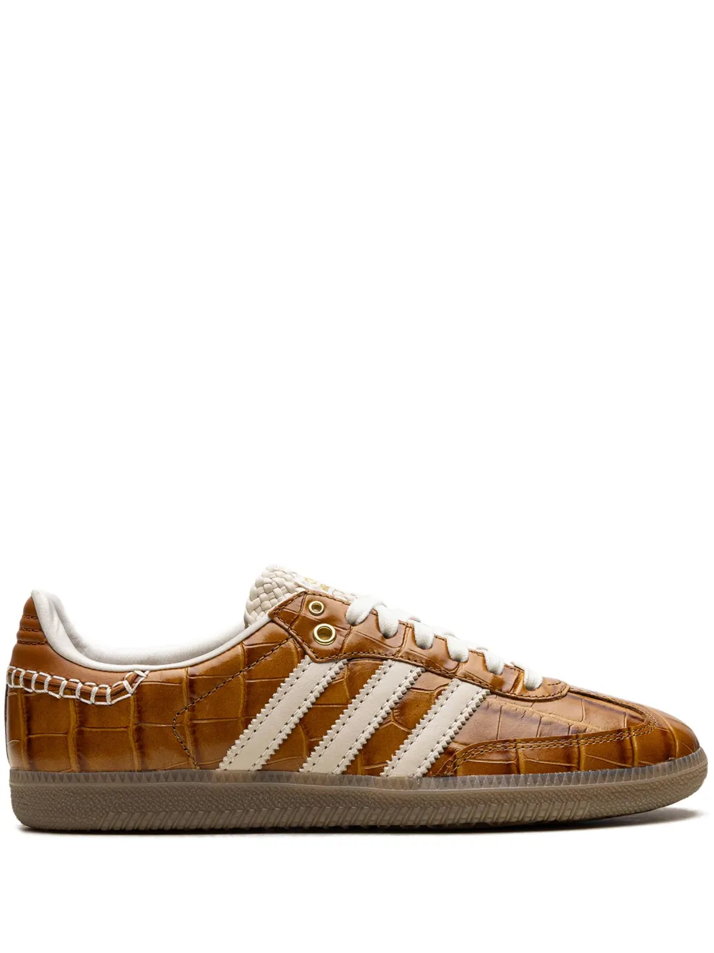 

Кроссовки Samba OG Brown Croc из коллаборации с Wales Bonner Adidas, коричневый