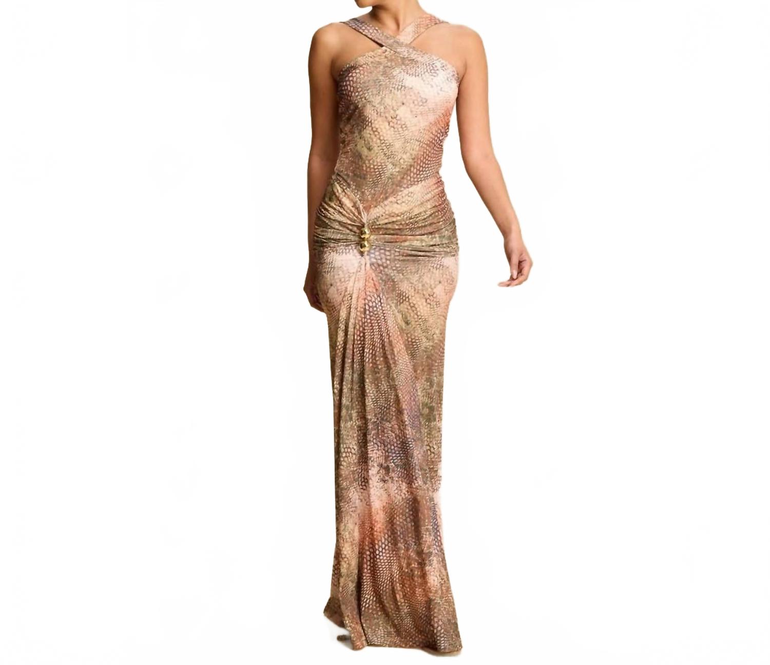 

Платье Carolina Jersey в духе животных инстинктов LUXXEL, animal instincts