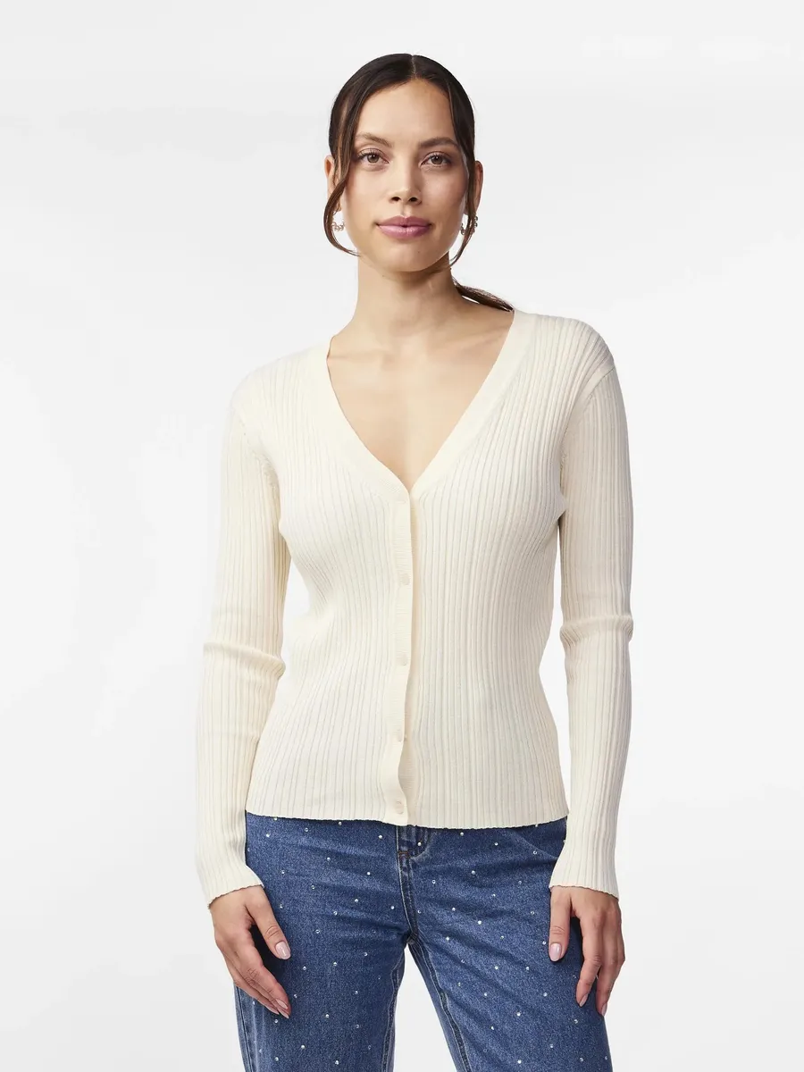 

Кардиган Y.A.S "YASEASE LS KNIT CARDIGAN S. NOOS", цвет Whitecap Gray