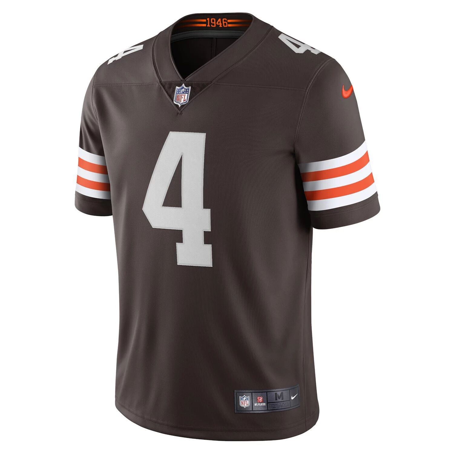 Мужское джерси Deshaun Watson Brown Cleveland Browns Vapor Limited Nike — фото 2