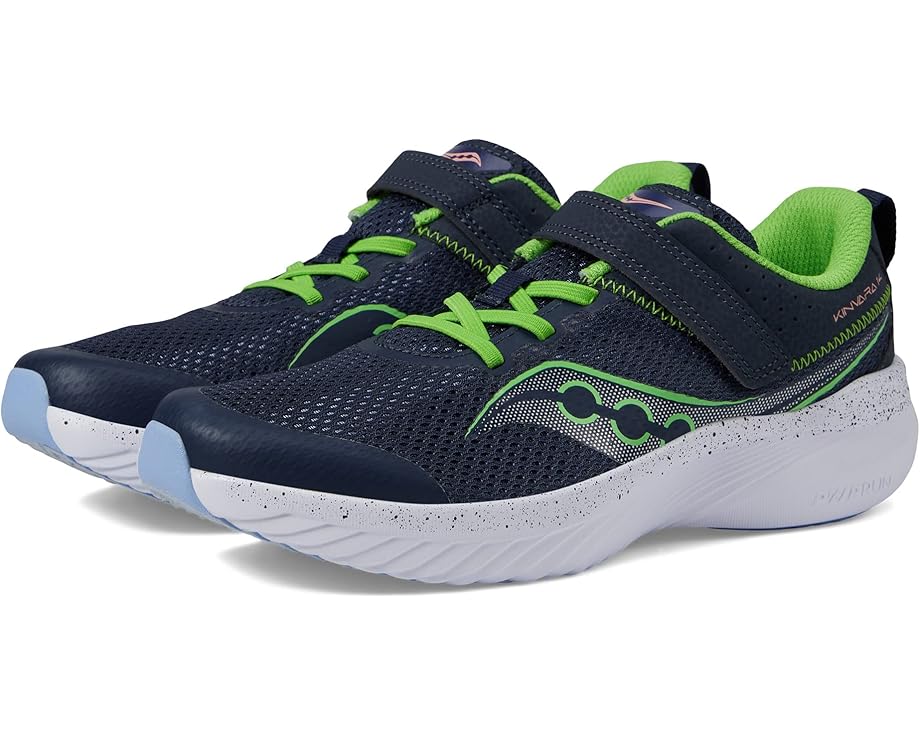 

Кроссовки Saucony Kids Kinvara 14 A/C Sneakers, цвет Navy/Green