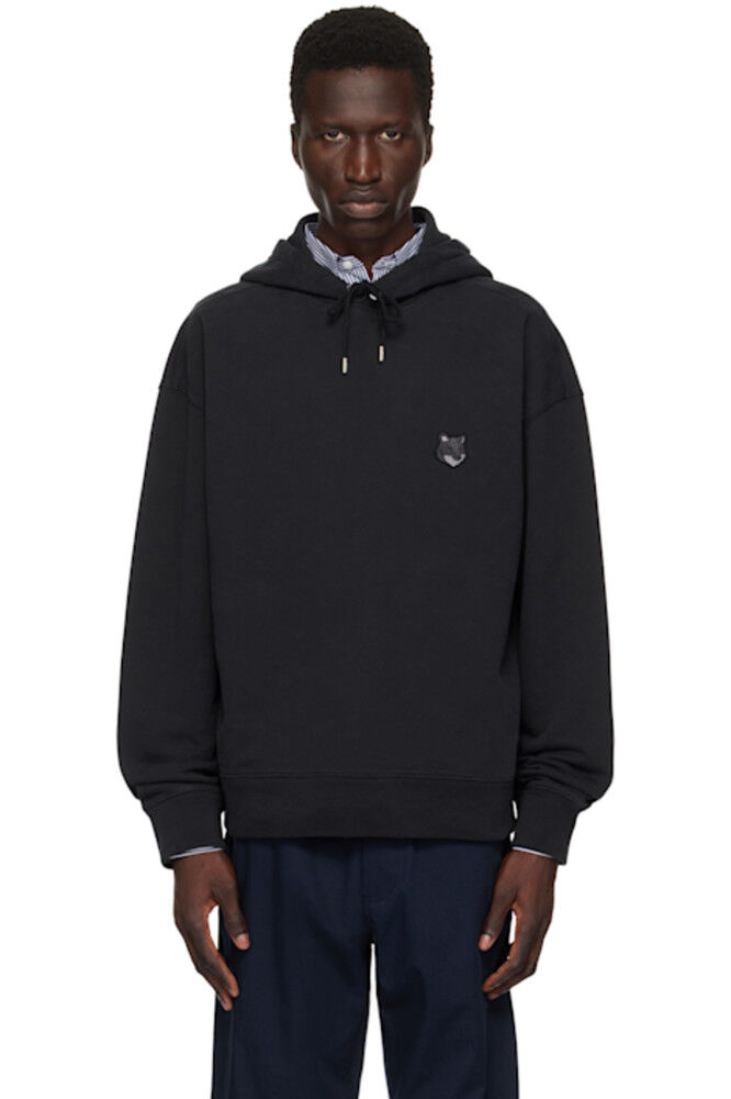 

Толстовка с капюшоном Black Bold Fox Head Maison Kitsuné