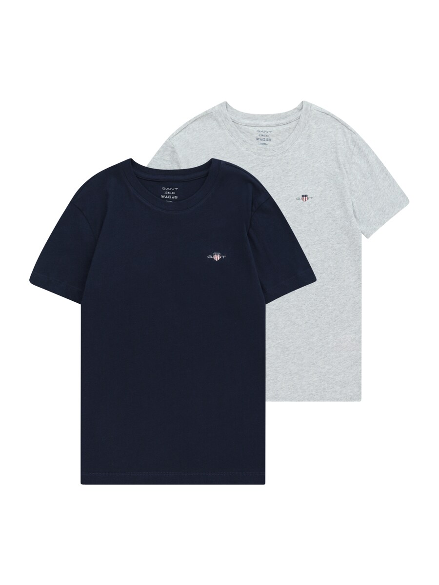 

Рубашка GANT, цвет Navy/mottled grey