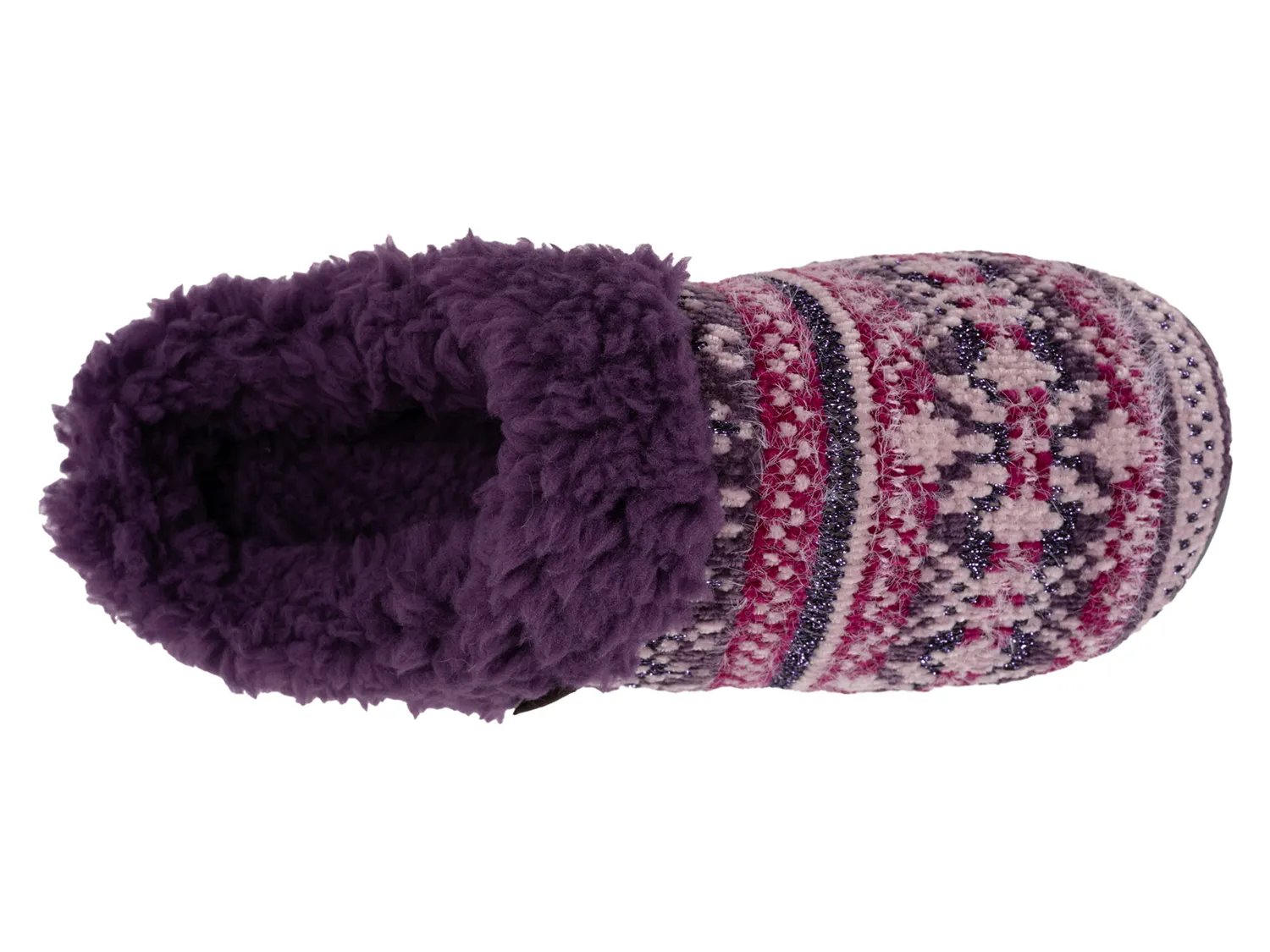 Тапочки MUK LUKS Suzanne Clog Slipper - Women's, фиолетовый — фото 4