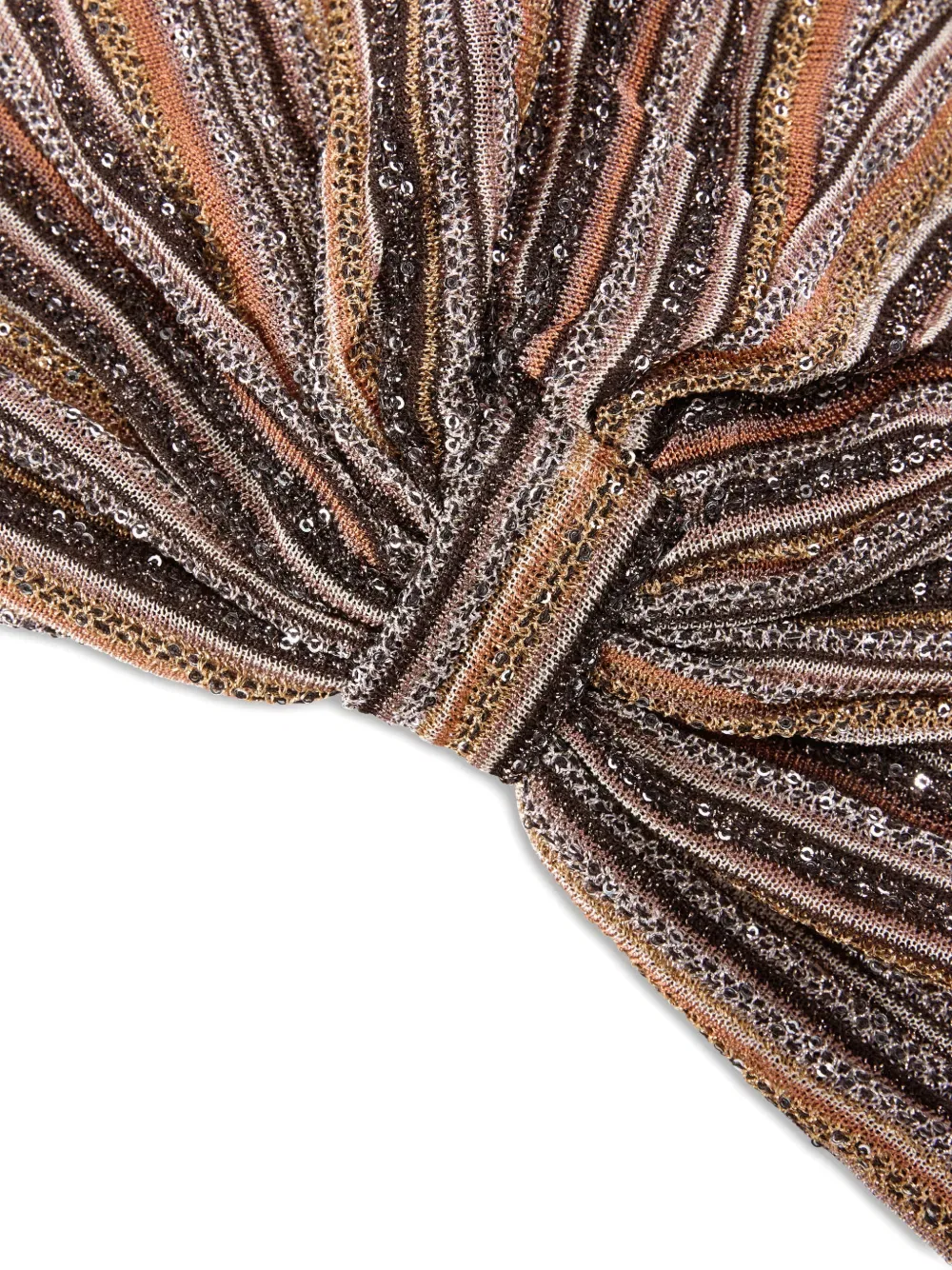 Украшение для волос в полоску Missoni, коричневый — фото 2