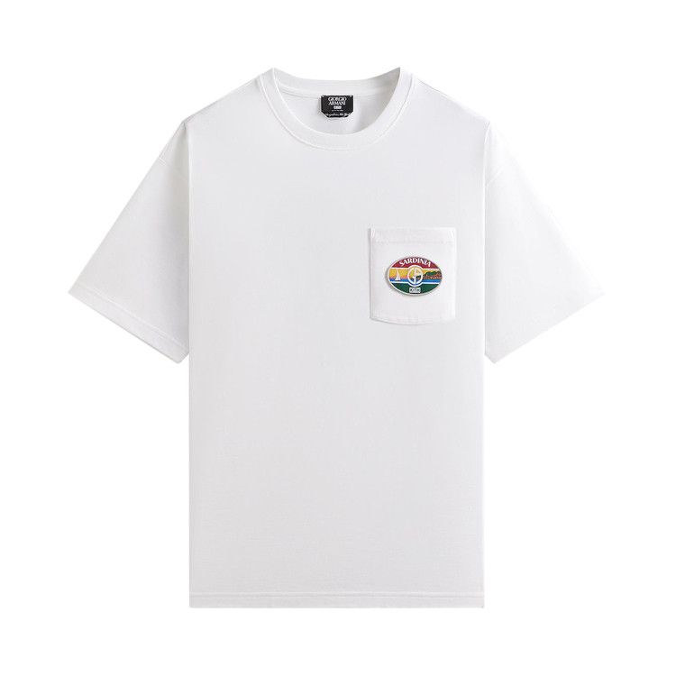 

Футболка Kith x Giorgio Armani Sardinia Pocket Tee, White