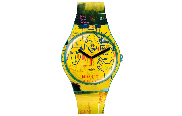 

SWATCH Часы Unisex 41mm Yellow Watch SUOZ354