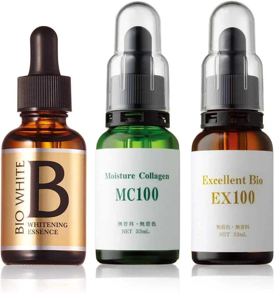 Набор сывороток EBiS Bee White 33 мл + Excellent Bio EX100 33 мл + Vegetable Collagen MC100 33 мл