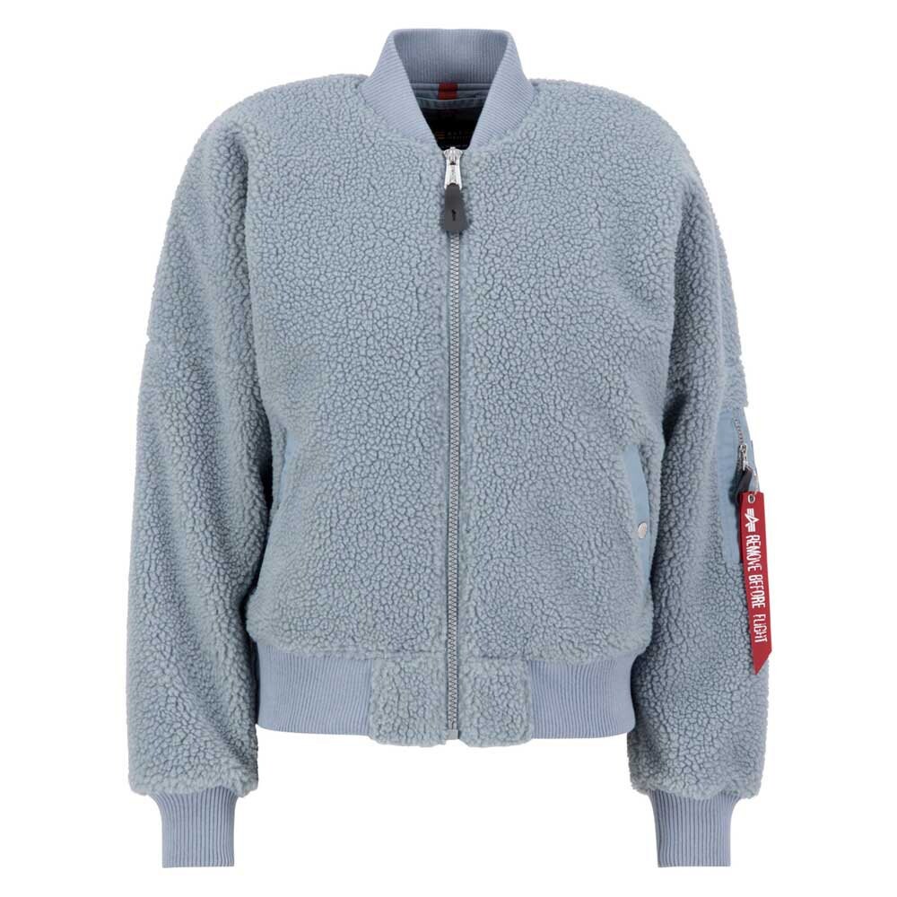 

Куртка Alpha Industries MA-1 VF Teddy, серый