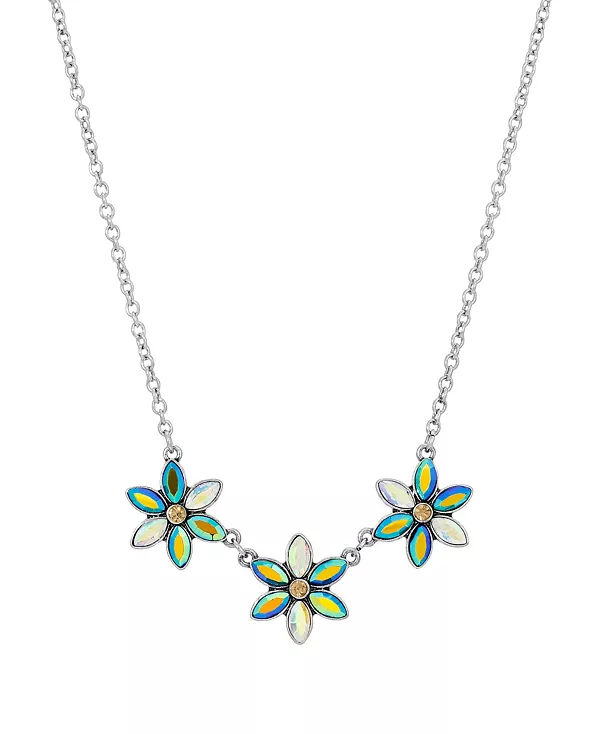 

Ожерелье с цветком Аб 2028, multi