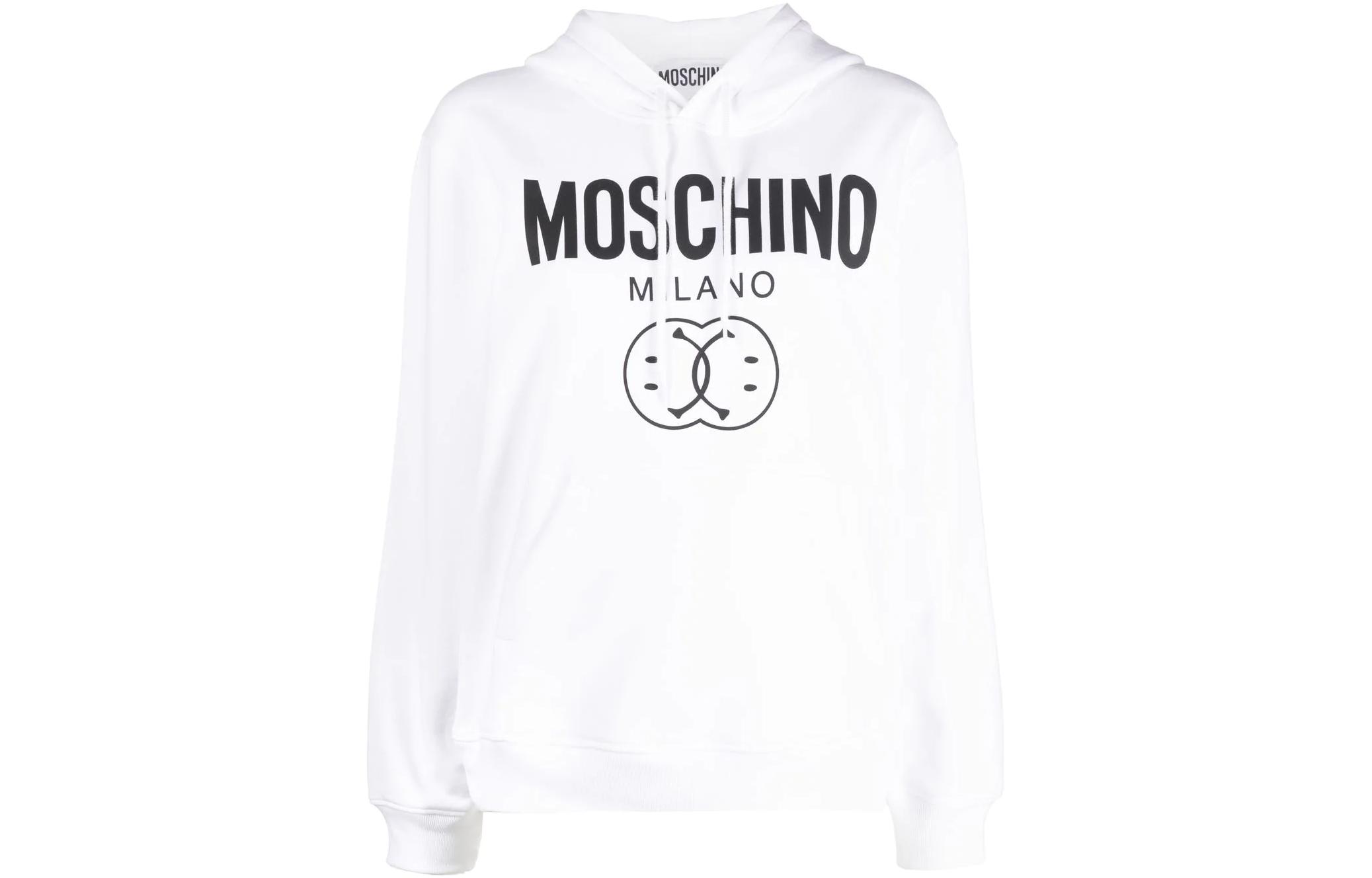 

Moschino Женская белая толстовка с капюшоном, размер средний/стандартный, Белый, Moschino Женская белая толстовка с капюшоном, размер средний/стандартный