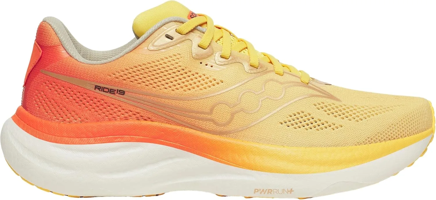 Кроссовки для бега Saucony Ride 19, желтый — фото 4