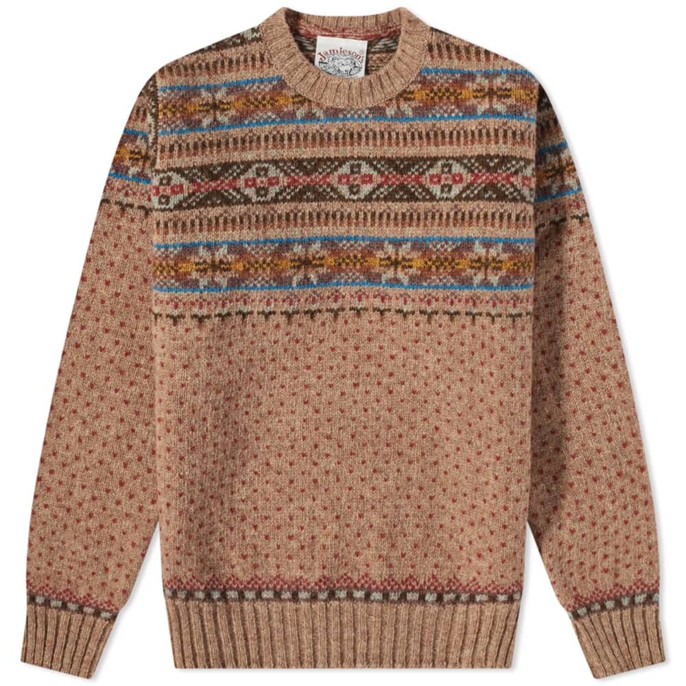 

Свитер Jamiesons of Shetland Nordic Fair Isle Crew Knit