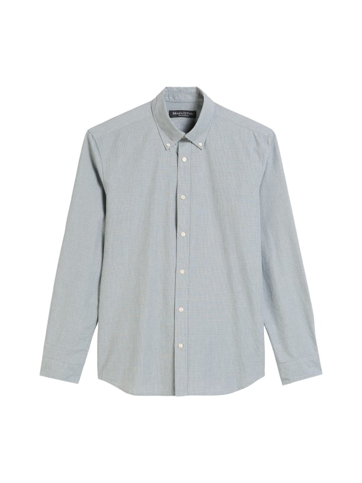 

Marc O'Polo Обычная рубашка на пуговицах, средне-синего цвета