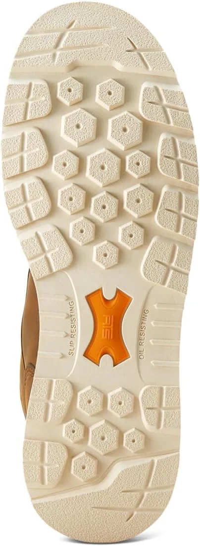Мужские рабочие ботинки ARIAT Rebar Wedge с водонепроницаемым композитным носком и носком-мокасином, 6 дюймов, коричневый — фото 2