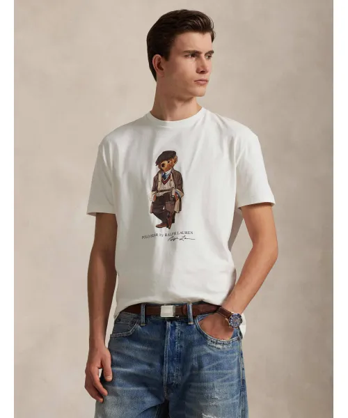 

Футболка Slim fit Polo Ralph Lauren, бежевый