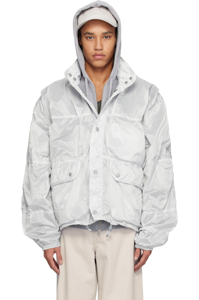

Куртка Exhale puffa Our Legacy, цвет vapour cream parachute ripstop