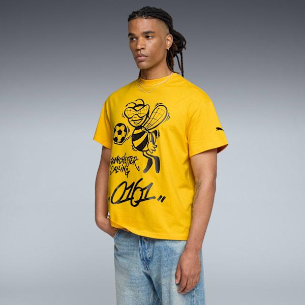 

Мужская баскетбольная футболка Puma Hoops X Manchester City, желтый