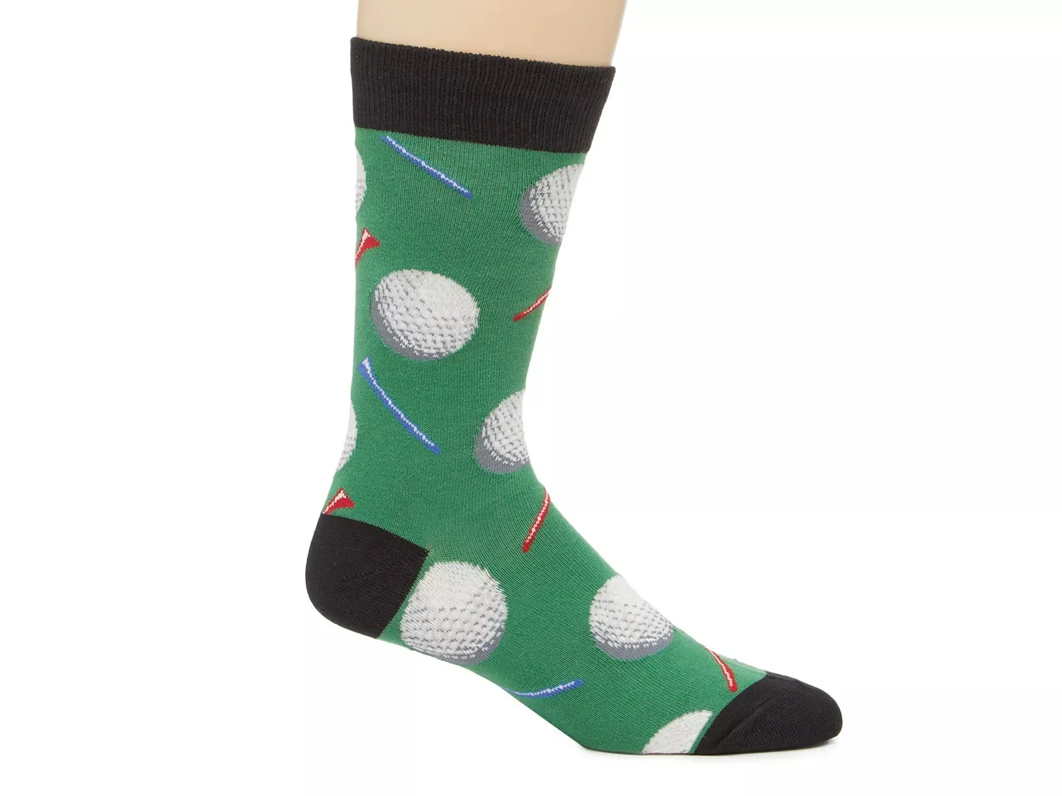 

Носки мужские Socksmith Tee It Up, цвет зеленый/черный/белый