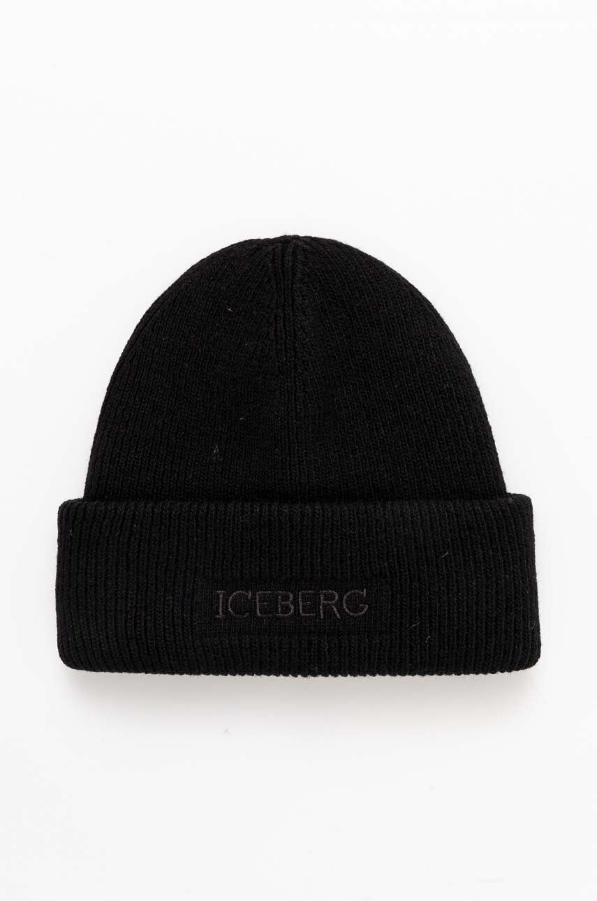 

Шерстяная шапка Iceberg, черный