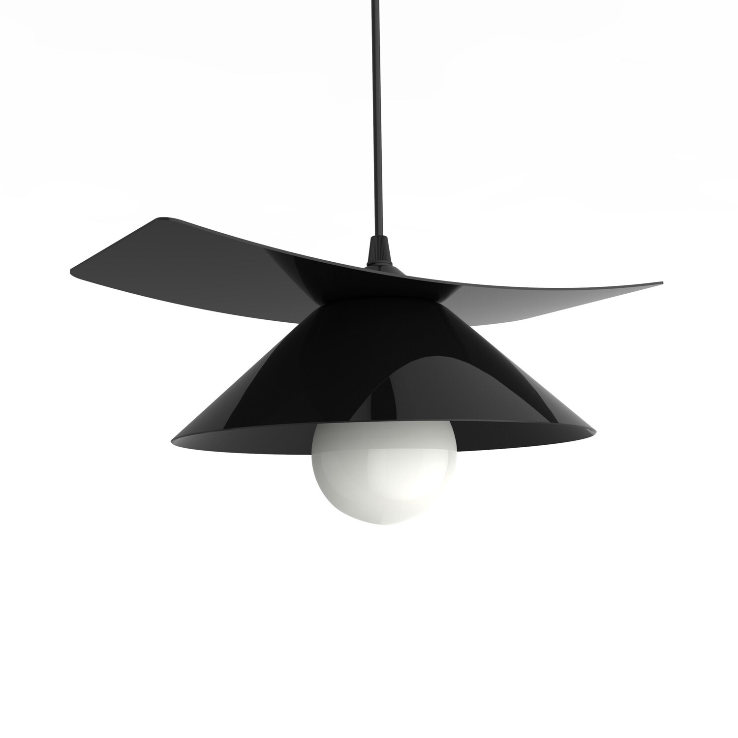 

Подвесной светильник Lumicom, 25x34x10 см, черный глянцевый