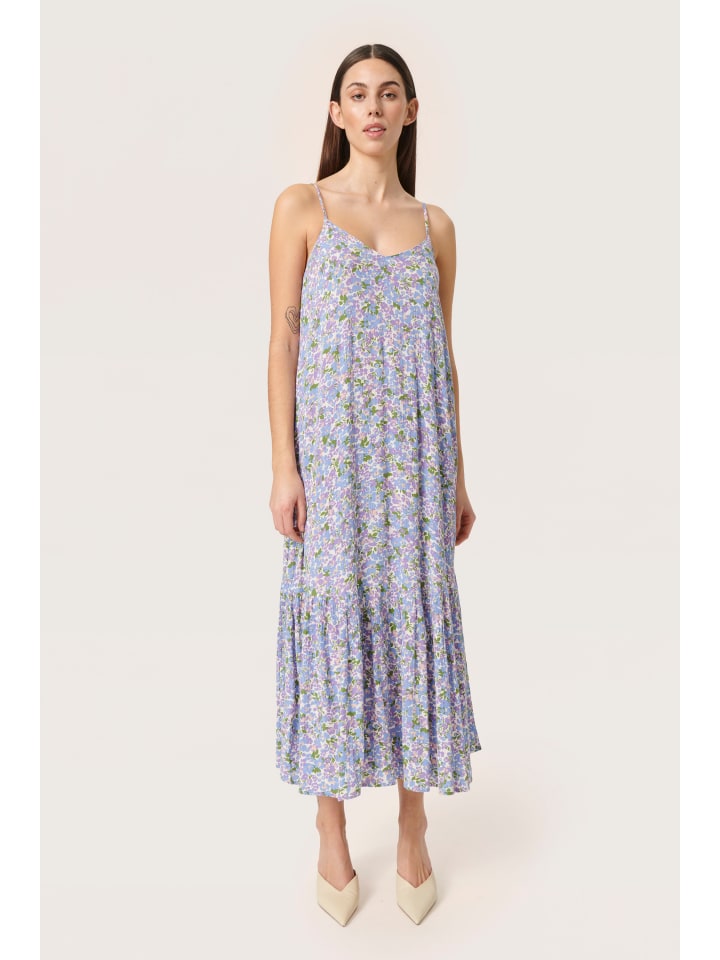 

Платье SLZaya, прямого кроя, с лавандовым мерцающим цветочным принтом Soaked in Luxury