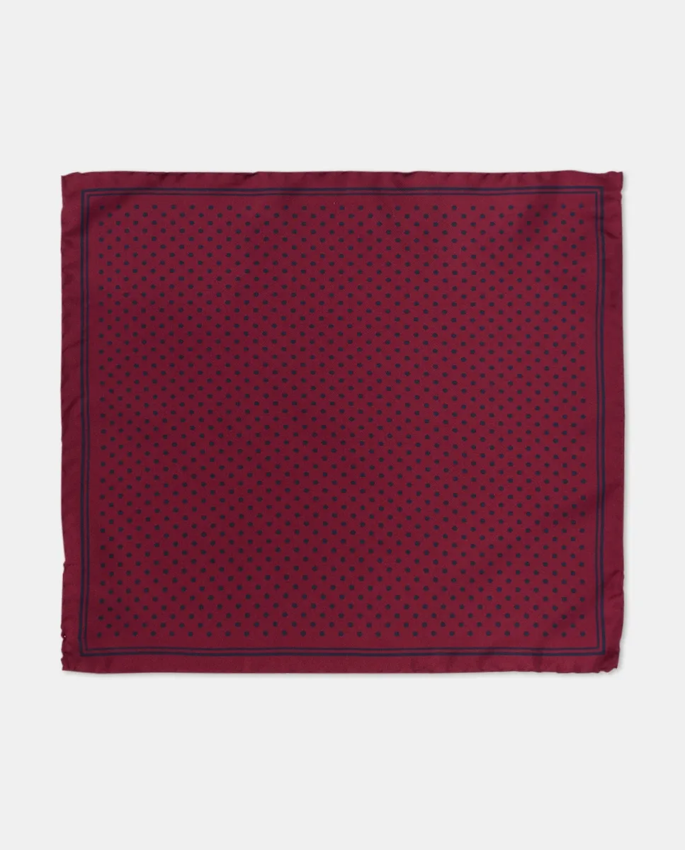 

Шелковый карманный платок для мужчин Emidio Tucci, гранатовый