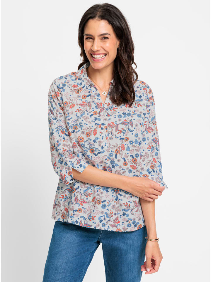 

Хлопковая блузка с белым и розовым кварцевым принтом WITT WEIDEN