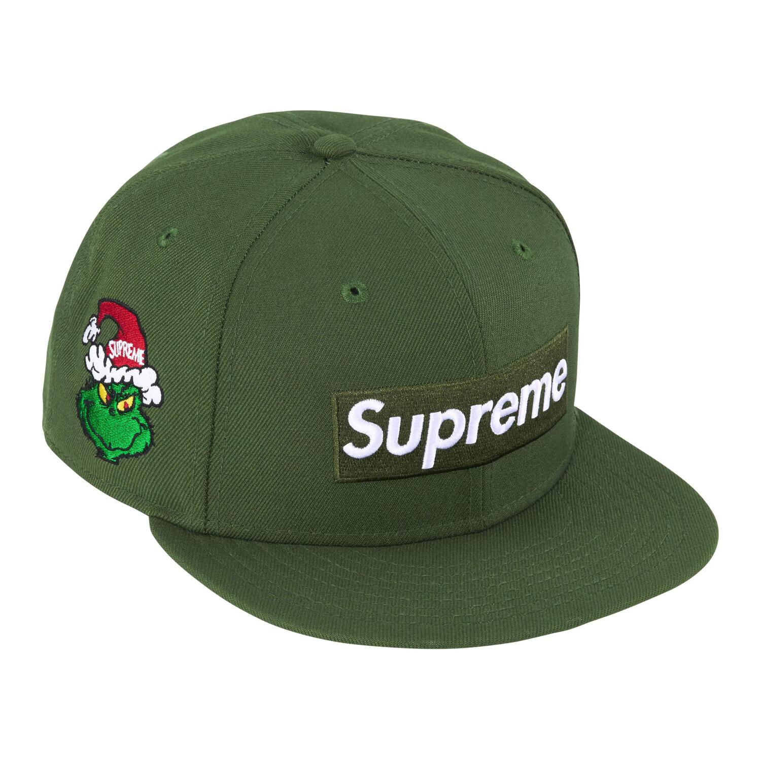 

Кепка New Era 59Fifty, Grinch Box Logo Supreme, зеленый