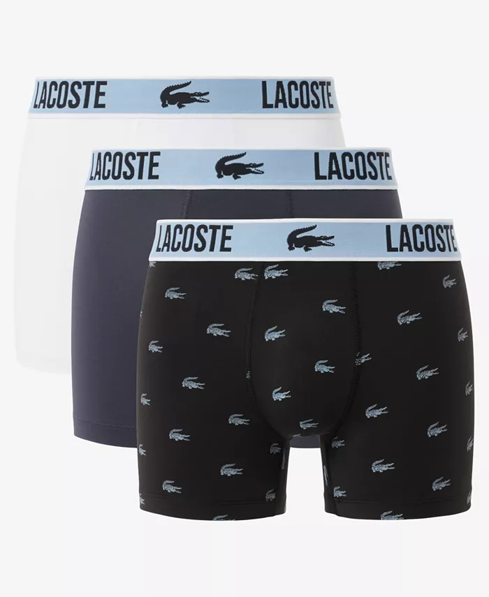 

Мужские трусы-боксеры 3 шт микрофибра Lacoste