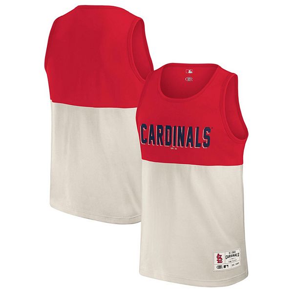 

Мужской красный топ colorblock St Louis Cardinals Darius Rucker Collection By Fanatics