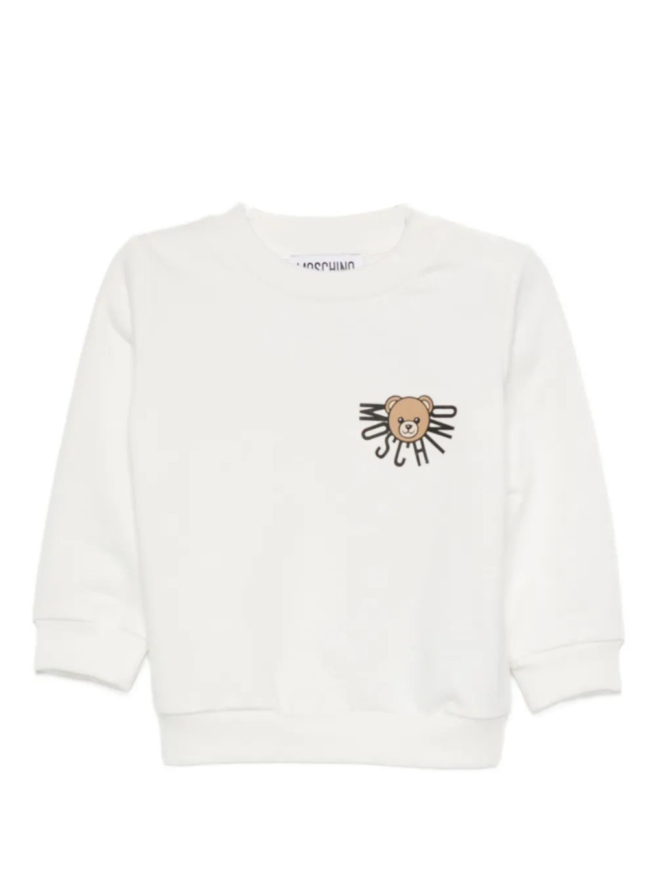 

Толстовка с логотипом Moschino Kids Teddy, белый