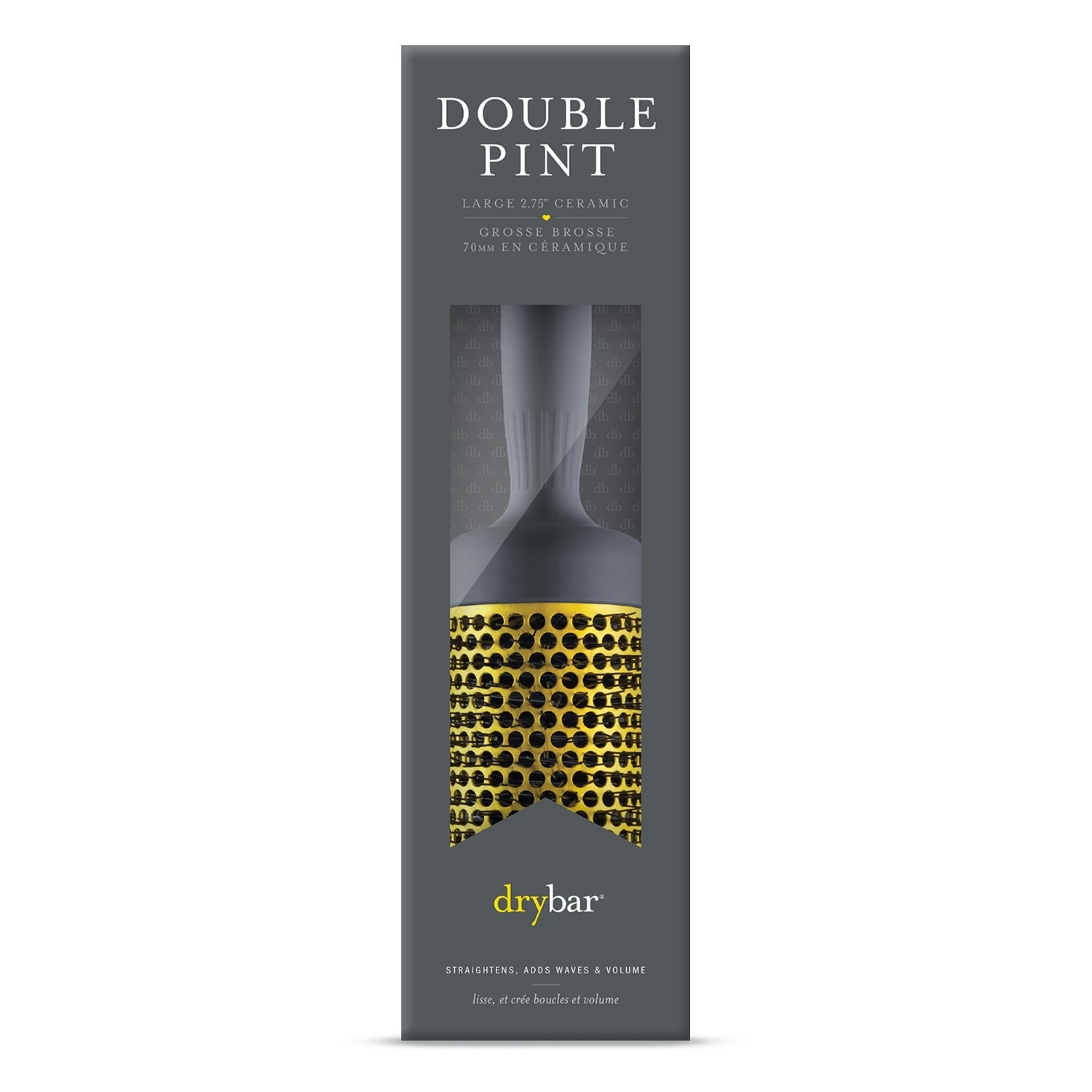 Кисть для лица full pint medium round ceramic brush Drybar, количество 1 шт. — фото 2
