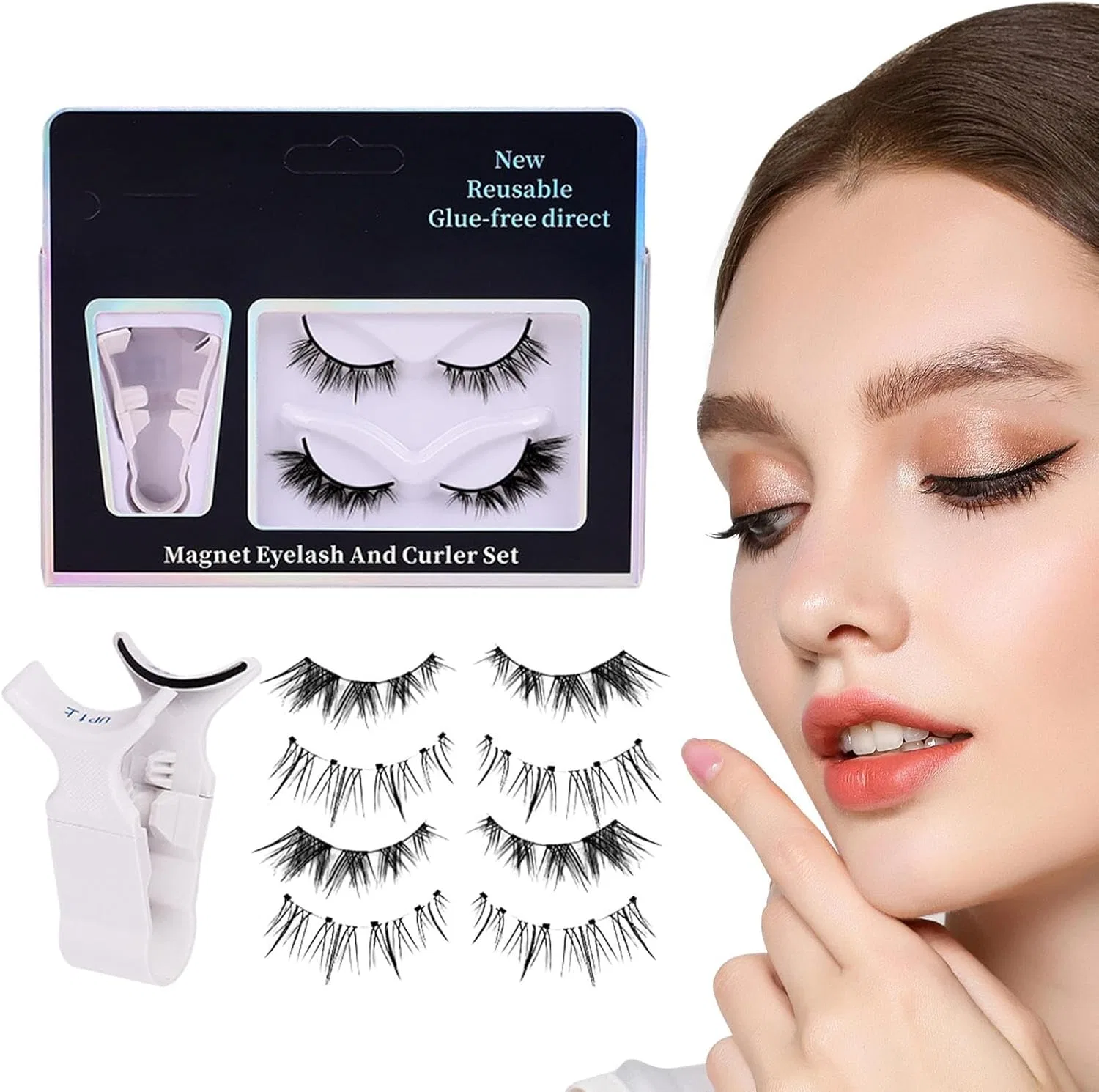 Магнитные ресницы Magnet Lash, 2 пары, натуральные