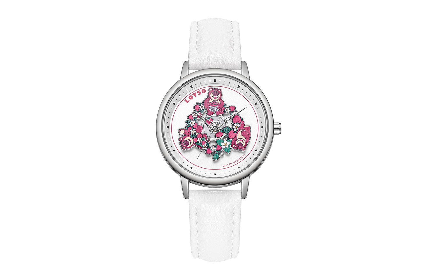 

Disney Часы Sogno Collection, Rotating Lucky Ferris Wheel Quartz Movement Leather Strap Watch Women's Watch White Dial, MK-11681W[Simple White Mickey Box]